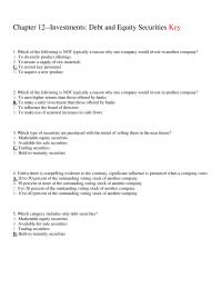 Chapter 12 Which The Following Not Typically Reason Why