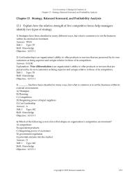 Chapter 13 Which of the following is a force that shapes an organization’s profit potential