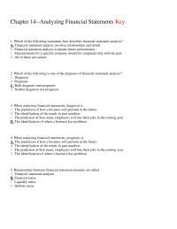 Chapter 14 Which The Following Statements Best Describes Financial