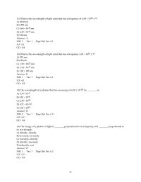 Chapter 6 2 The wavelength of an electron whose velocity is 1.7