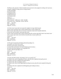 Chapter 18 What are the amounts of direct materials and conversion