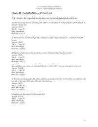 Chapter 22 The tax effects are significant in capital budgeting decisions
