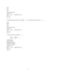Chapter 21 2 Radium undergoes alpha decay. The product of this reaction
