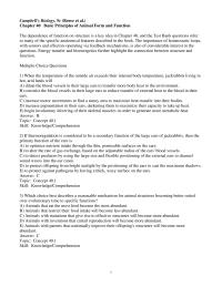Chapter 40 Which choice best describes a reasonable mechanism for animal structures&nbsp;