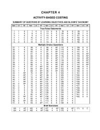 Chapter 4&nbsp; Know How Companies Identify And Use Cost