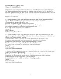 Chapter 51 A female cat in heat urinates more often and in many places