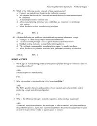 Chapter 07 2 Materials requirements Planning ansmrp Older System That Focused