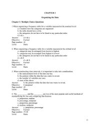 Chapter 2 The Cumulative Frequency Defined The Number Scores