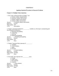 Chapter 13 Measures of variability are used to characterize how the data