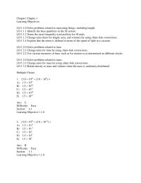 Chapter 1 such as for motion or as determined on different clocks