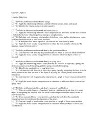 Chapter 7 the relationship between a particle’s kinetic energy