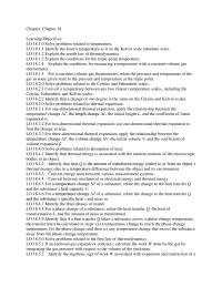 Chapter 18 Explain the zeroth law of thermodynamics