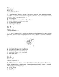 Chapter 28 less massive than the proton and because the electron is negatively