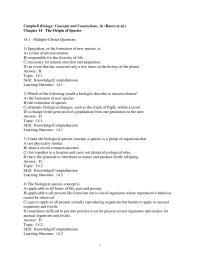 Chapter 14 Two populations of organisms belong to the same biological species