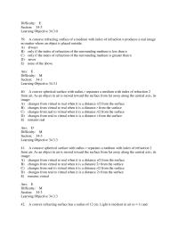 Chapter 34 As an object in air is moved toward the surface from far