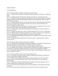 Chapter 37 Identify that a Galilean transformation is approximately correct