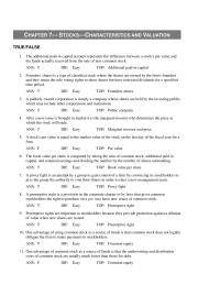 Chapter 7 A publicly owned corporation is simply a company whose shares