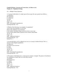 Chapter 36 A group of individuals of a single species that occupy&nbsp;