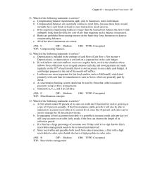 Chapter 15 the present terms are net 30; the days sales outstanding