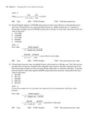 Chapter 16 Quick bow Considering Borrowing From Its Bank Using
