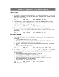 Chapter 10a The Sale The Old Machine Replacement Decision