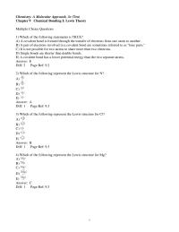 Chapter 9 1 The nitrite ion contains two N—O bonds that are equivalent