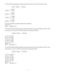 Chapter 13 2 how does the rate of reaction change if the concentration