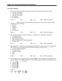 Chapter 20 Which of the following would be considered a player