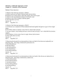 Chapter 22 1 What is the oxidation number of oxygen in K2O