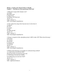 Chapter 7 Energy is required to link a phosphate group to ADP to make ATP