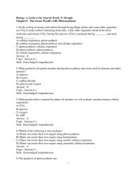 Chapter 8 How Many Carbon Dioxide Molecules Are Required
