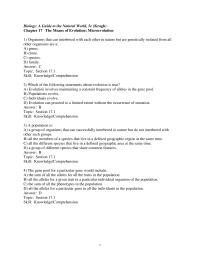 Chapter 17 Small Number Individuals From One Area