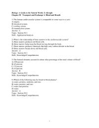Chapter 30 The human cardiovascular system is comparable in some ways to a car