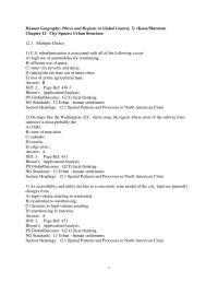 Chapter 12 U.S. suburbanization is associated with all of the following