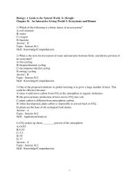 Chapter 36 The High Species Diversity Tropical Rain Forest