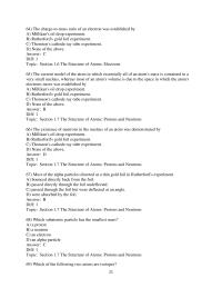 Chapter 1 2 The charge-to-mass ratio of an electron was established