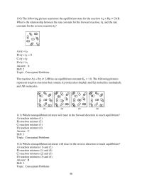 Chapter 13 3 The following picture represents the equilibrium state