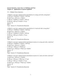 Chapter 15 1 What is the pH of a buffer solution made by mixing