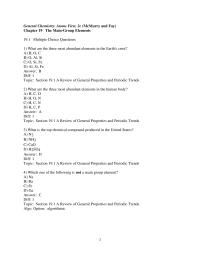 Chapter 19 1 What are the three most abundant elements in the Earth’s crust