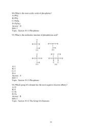 Chapter 19 2 What is the most acidic oxide of phosphorus