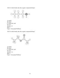 Chapter 23 3 To which family does this organic compound belong