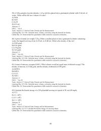 Chapter 1 3 What will be the new volume of water
