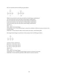 Chapter 7 2 Assign formal charges to each atom in the resonance form