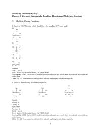 Chapter 8 1 Which Substance Each The Following Pairs Expected