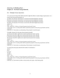 Chapter 22 1 When Water Added This Mixture Vigorous Reaction