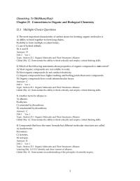 Chapter 23 1 Compounds that have the same formula but different molecular
