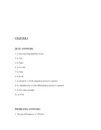Chapter 4 Homework This should be a sketch of an integrated signal that shows