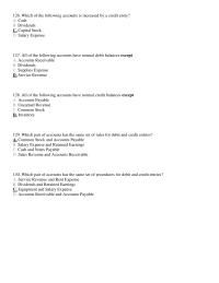 Chapter 2 Which The Following Accounts Increased Credit