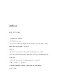 Chapter 17 Homework The carrier frequency follows the amplitude of the information