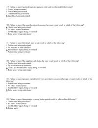 Chapter 3 Failure Record Accrued Interest Expense Would